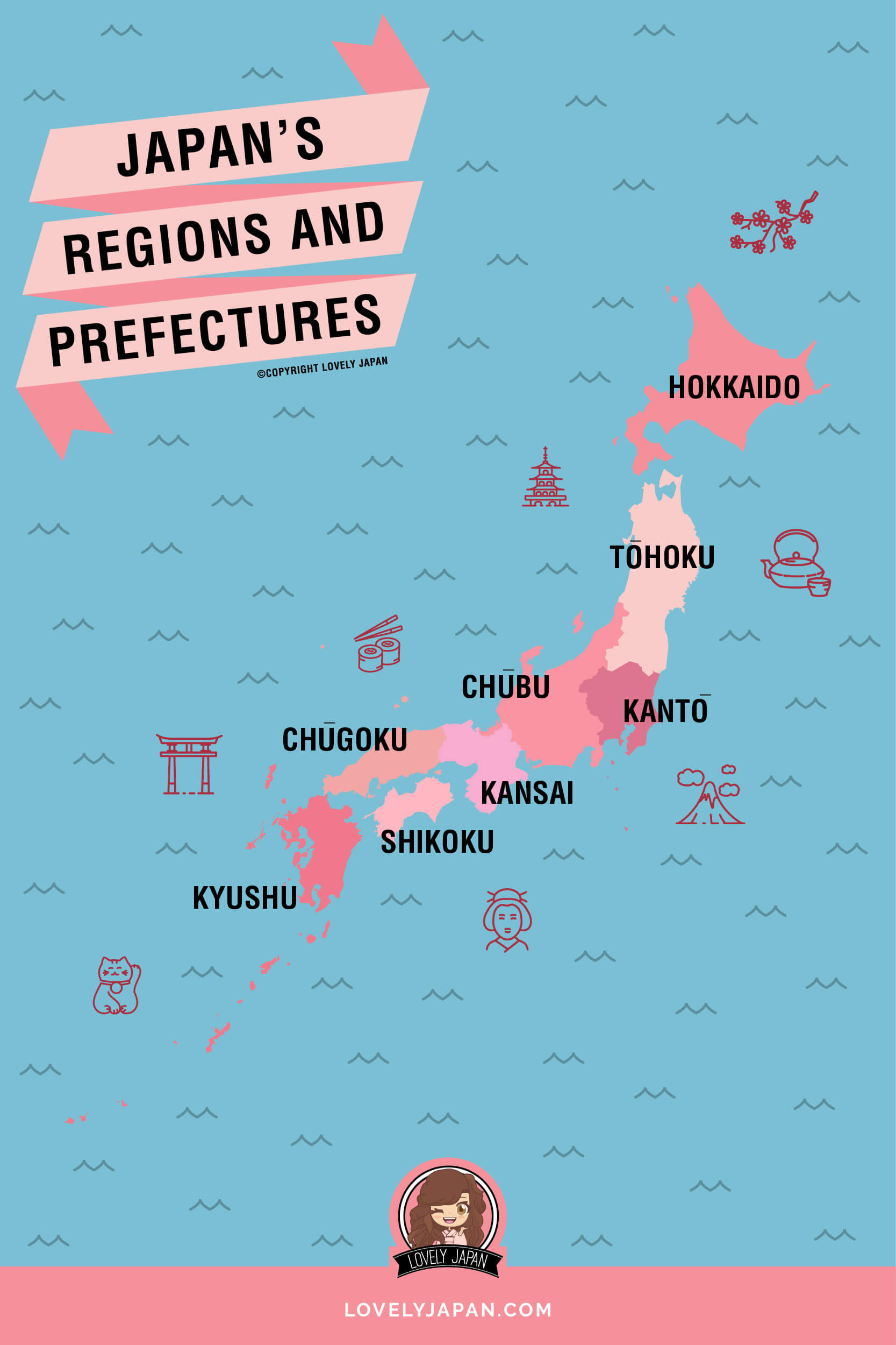 Japan's Regions and Prefectures | Lovely Japan